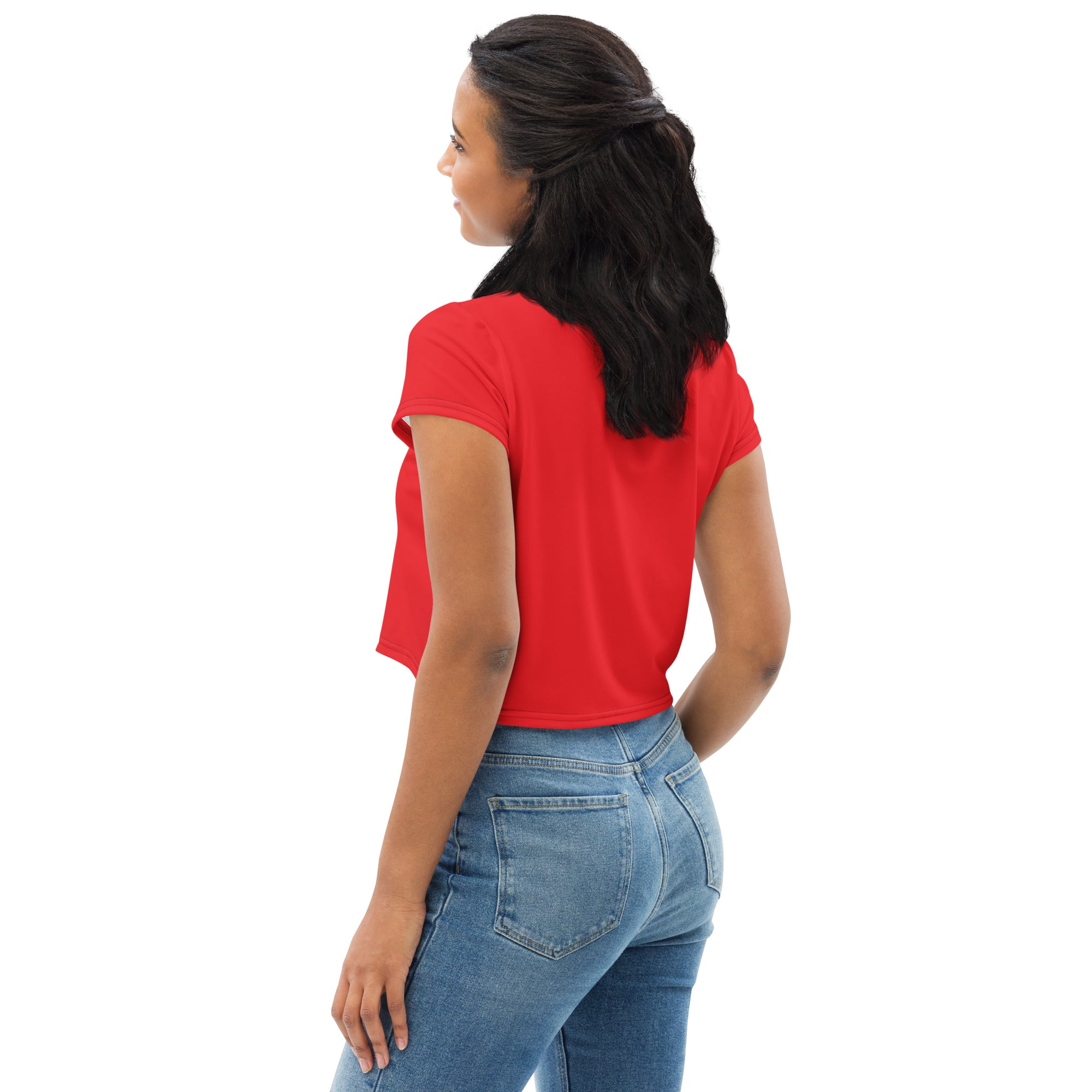 Just A Girl With A Doll Crop Tee
